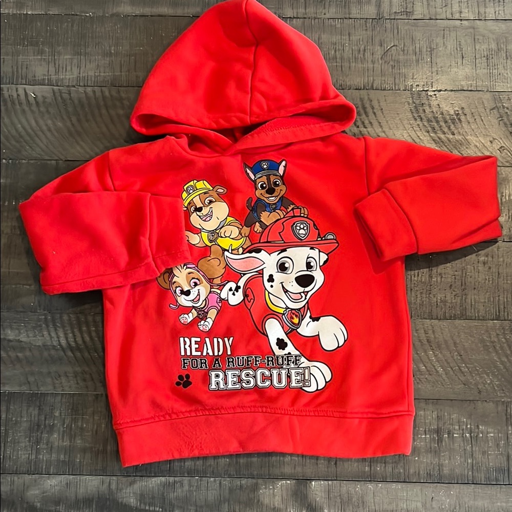 💛 Paw Patrol Kids Red Hoodie
